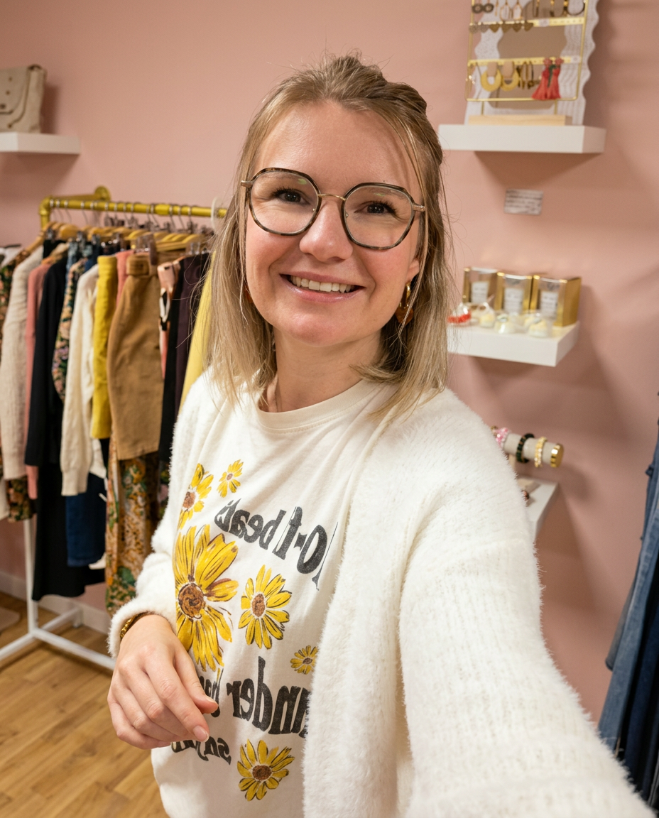 Intérieur de la boutique La Mistinguette à Soissons